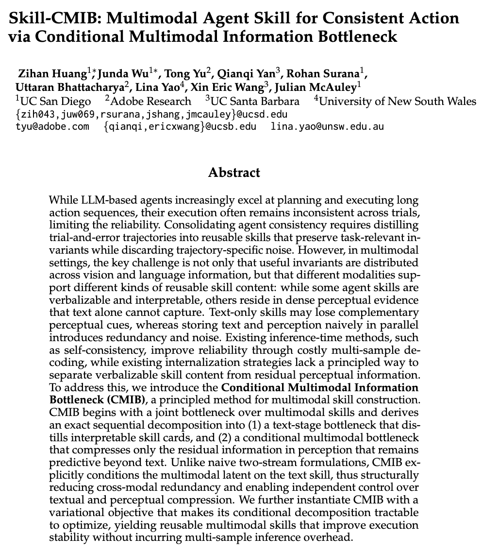 Skill-CMIB